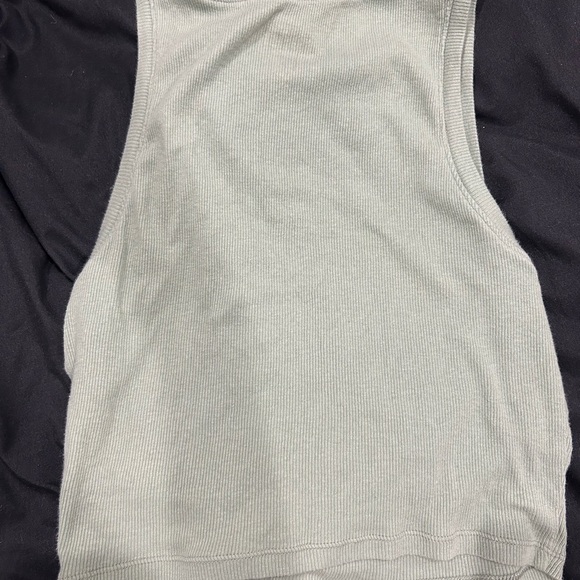 Hollister Sage Ribbed Tank Top - Picture 3 of 4